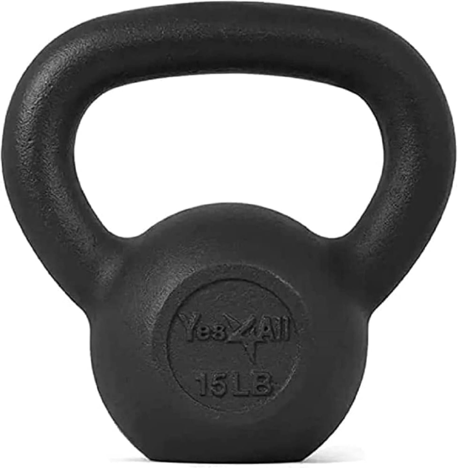 Yes4All Cast Iron Kettlebell, Strength Training Kettlebells 5-80 Lb (5,10,15,20,25,30,35,40,45,50,60,70,80 Lb) for Full Body Workout, Push up, Strength Training - Single & Kettlebell Set of 2 for Men